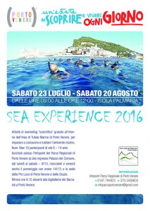 locandina sea experience 2016